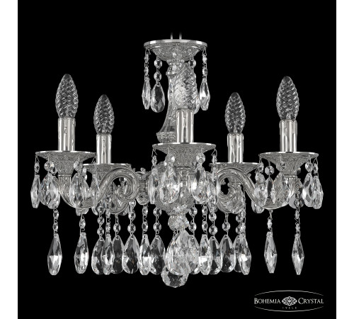 Подвесная люстра Bohemia Ivele Crystal Florence 71101/5/125 A Ni Подвесная люстра Bohemia Ivele Crystal Florence 71101/5/125 A Ni