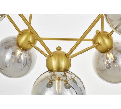 Подвесная люстра Lumina Deco Zodiak LDP 160N-12 MD+GY Подвесная люстра Lumina Deco Zodiak LDP 160N-12 MD+GY