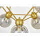 Подвесная люстра Lumina Deco Zodiak LDP 160N-12 MD+GY