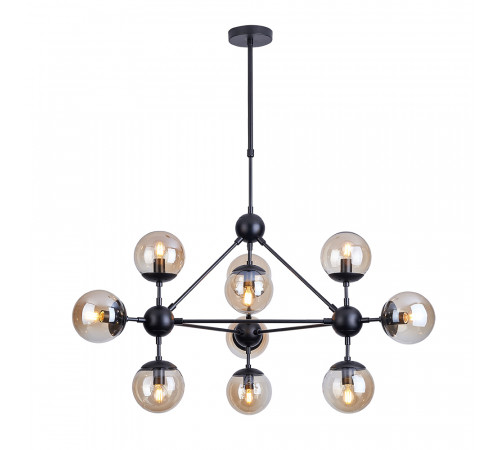 Подвесная люстра Arte Lamp Bolla A1664SP-10BK Подвесная люстра Arte Lamp Bolla A1664SP-10BK