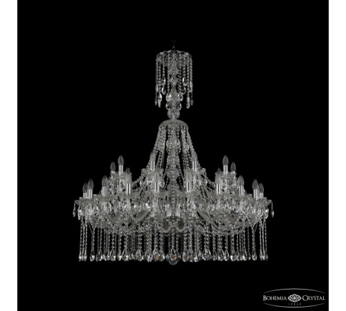 Подвесная люстра Bohemia Ivele Crystal 1413/20+10/400/XL-130 Ni