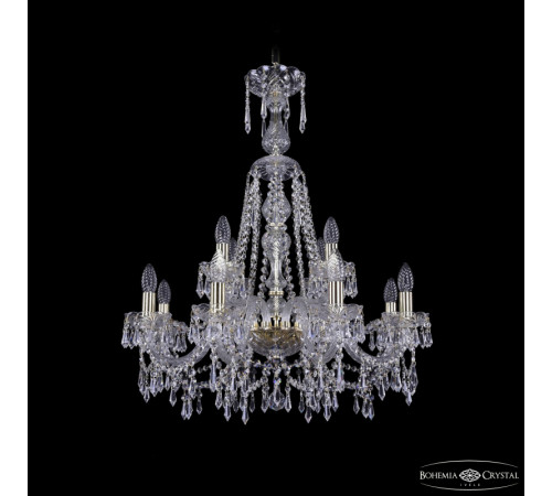 Подвесная люстра Bohemia Ivele Crystal 1403/8+4/240/XL-80 G Подвесная люстра Bohemia Ivele Crystal 1403/8+4/240/XL-80 G
