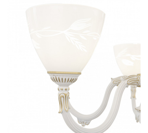 Подвесная люстра Arte Milano 341837/6 WT+G Подвесная люстра Arte Milano 341837/6 WT+G