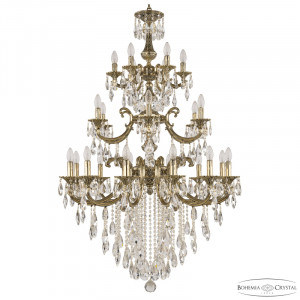 Подвесная люстра Bohemia Ivele Crystal Verona 72109/12+6+6/300/3d B GB