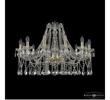 Подвесная люстра Bohemia Ivele Crystal 1413/12/300 G Leafs