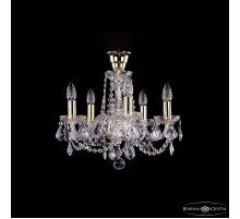 Подвесная люстра Bohemia Ivele Crystal 1402/5/141 G Leafs tube