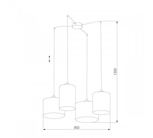 Подвесная люстра TK Lighting 6585 Juta Подвесная люстра TK Lighting 6585 Juta