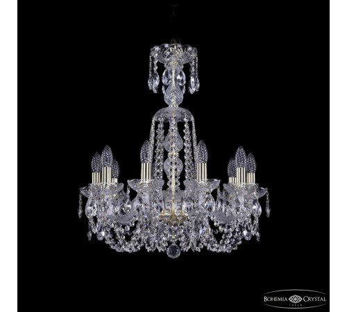 Подвесная люстра Bohemia Ivele Crystal 1402/10/195/XL-64 G Подвесная люстра Bohemia Ivele Crystal 1402/10/195/XL-64 G