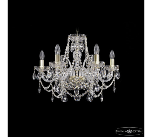 Подвесная люстра Bohemia Ivele Crystal 1411/6/195 G Подвесная люстра Bohemia Ivele Crystal 1411/6/195 G
