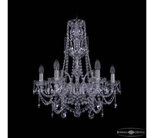 Подвесная люстра Bohemia Ivele Crystal 1411/6/195/XL-63 Ni Подвесная люстра Bohemia Ivele Crystal 1411/6/195/XL-63 Ni