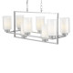 Подвесная люстра Lumina Deco Lino LDP 1239-8 CHR