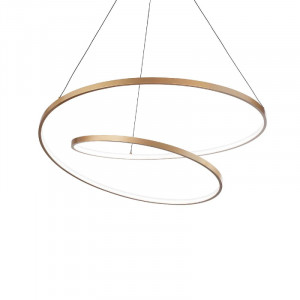 Подвесная люстра Ideal lux OZ SP D80 ON-OFF OTTONE 269467