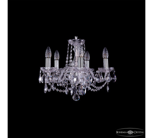 Подвесная люстра Bohemia Ivele Crystal 1402/5/141 Ni Подвесная люстра Bohemia Ivele Crystal 1402/5/141 Ni