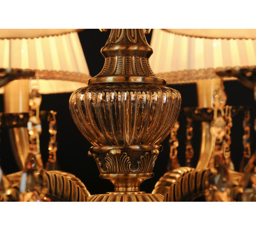 Подвесная люстра Abrasax Sylvia L.8110-8BR CRISTAL-SHADE Подвесная люстра Abrasax Sylvia L.8110-8BR CRISTAL-SHADE