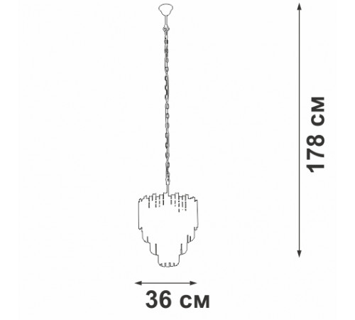 Подвесная люстра Vitaluce V58470-8/5 Подвесная люстра Vitaluce V58470-8/5