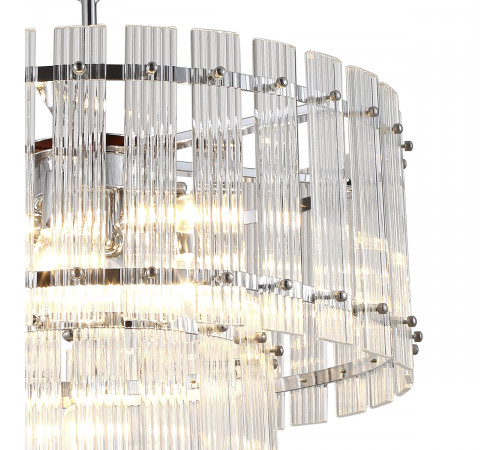 Подвесная люстра Delight Collection Ruby KG1112P-7 chrome/clear