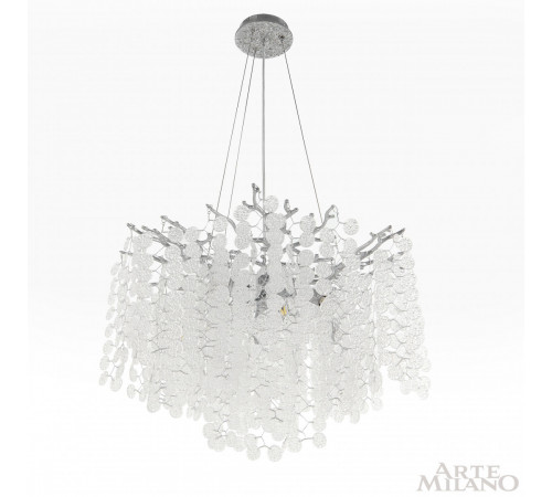 Подвесная люстра Arte Milano Milan 239801/D600/8/C Cr Подвесная люстра Arte Milano Milan 239801/D600/8/C Cr