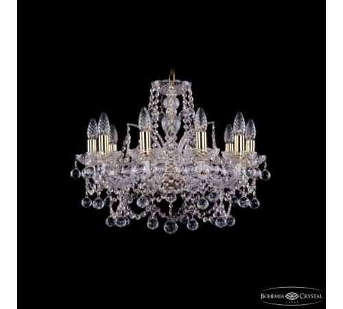 Подвесная люстра Bohemia Ivele Crystal 1411/10/195 G Balls
