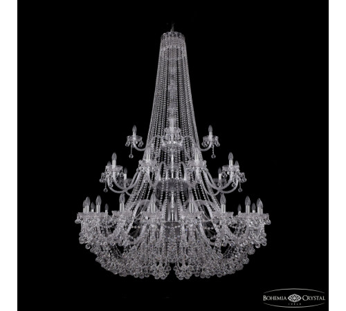 Подвесная люстра Bohemia Ivele Crystal 1409/20+10+5/530/h-203/3d Ni Подвесная люстра Bohemia Ivele Crystal 1409/20+10+5/530/h-203/3d Ni