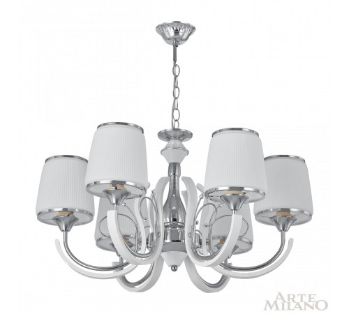 Подвесная люстра Arte Milano Florentia-9247 309247/6 Wh/Ni Подвесная люстра Arte Milano Florentia-9247 309247/6 Wh/Ni