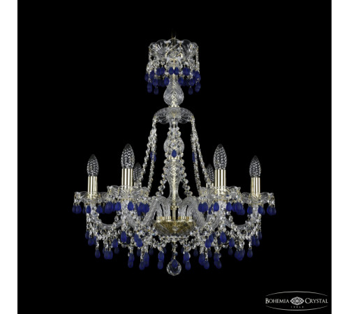 Подвесная люстра Bohemia Ivele Crystal 1410/6/195/XL-66 G V3001 Подвесная люстра Bohemia Ivele Crystal 1410/6/195/XL-66 G V3001