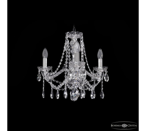 Подвесная люстра Bohemia Ivele Crystal 1413/3/165 Ni Подвесная люстра Bohemia Ivele Crystal 1413/3/165 Ni