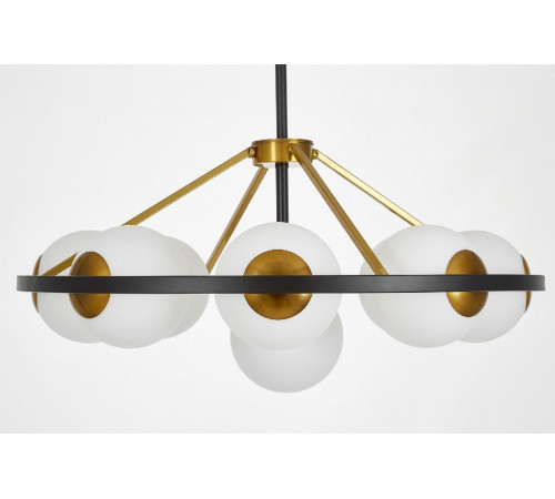 Подвесная люстра Lumina Deco Donzano LDP 8034-9 BK+WT Подвесная люстра Lumina Deco Donzano LDP 8034-9 BK+WT