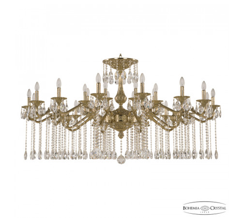 Подвесная люстра Bohemia Ivele Crystal Verona 72107/24/590 A G Подвесная люстра Bohemia Ivele Crystal Verona 72107/24/590 A G