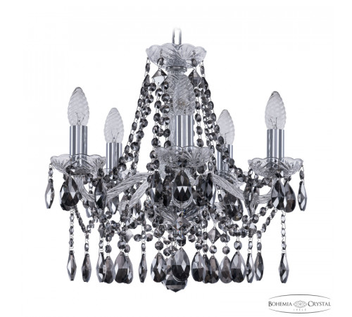 Подвесная люстра Bohemia Ivele Crystal 1413/5/141 Ni R781 Подвесная люстра Bohemia Ivele Crystal 1413/5/141 Ni R781