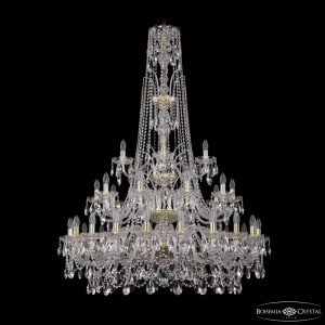 Подвесная люстра Bohemia Ivele Crystal 1411/20+10+5/400/XL-155/3d G