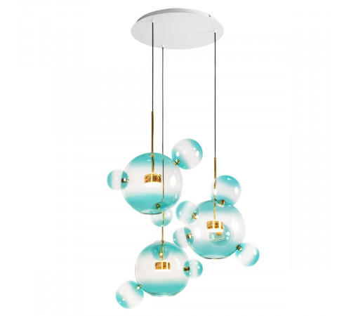 Подвесная люстра Loft IT Bolle 2027-D3 Blue Подвесная люстра Loft IT Bolle 2027-D3 Blue