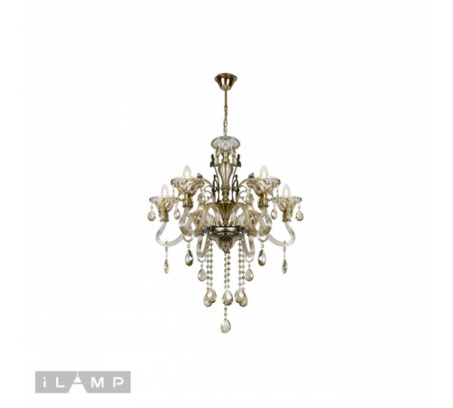Подвесная люстра iLamp Asia 61082-6 BR Подвесная люстра iLamp Asia 61082-6 BR