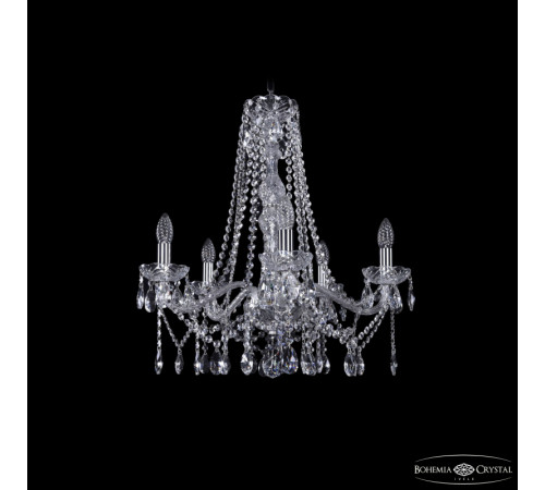 Подвесная люстра Bohemia Ivele Crystal 1413/5/200/h-60 Ni Подвесная люстра Bohemia Ivele Crystal 1413/5/200/h-60 Ni