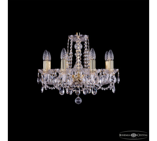 Подвесная люстра Bohemia Ivele Crystal 1402/8/160 G Подвесная люстра Bohemia Ivele Crystal 1402/8/160 G