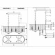 Подвесная люстра Lumien Hall Мартино LH3038/8PR-NK-CL