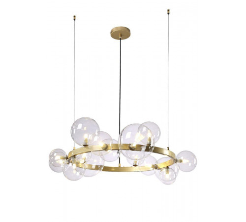 Подвесная люстра Crystal Lux Agata SP15 V2 Gold/Transparente Подвесная люстра Crystal Lux Agata SP15 V2 Gold/Transparente