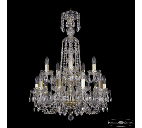 Подвесная люстра Bohemia Ivele Crystal 1402/10+5/195/XL-81/2d G Подвесная люстра Bohemia Ivele Crystal 1402/10+5/195/XL-81/2d G