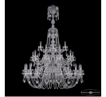 Подвесная люстра Bohemia Ivele Crystal 1402/20+10+5/400/XL-158/3d Ni