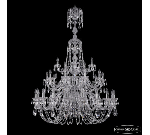Подвесная люстра Bohemia Ivele Crystal 1402/20+10+5/400/XL-158/3d Ni Подвесная люстра Bohemia Ivele Crystal 1402/20+10+5/400/XL-158/3d Ni