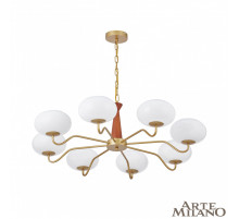 Подвесная люстра Arte Milano Napoli 310166/D900/8 BS/WD