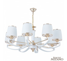 Подвесная люстра Arte Milano Florentia-2457 302457/8 Wh/Gd