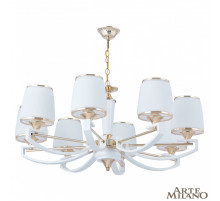 Подвесная люстра Arte Milano Florentia-2457 302457/8 Wh/Gd