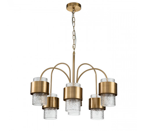Подвесная люстра Indigo Eleganza 12019/A/6P Brass V000322 Подвесная люстра Indigo Eleganza 12019/A/6P Brass V000322