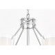 Подвесная люстра Lumina Deco Marietta LDP 8025-8 CHR+WT