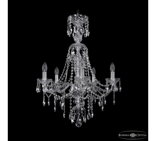 Подвесная люстра Bohemia Ivele Crystal 1415/5/200/XL-76 Ni Подвесная люстра Bohemia Ivele Crystal 1415/5/200/XL-76 Ni