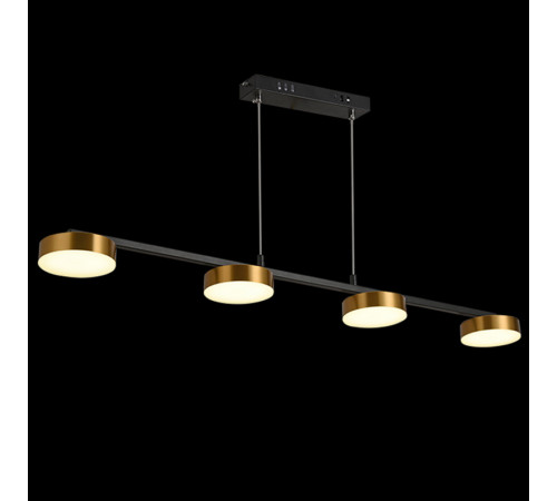 Подвесная люстра Natali Kovaltseva LED LAMPS 81101/4C GOLD BLACK Подвесная люстра Natali Kovaltseva LED LAMPS 81101/4C GOLD BLACK