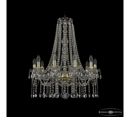 Подвесная люстра Bohemia Ivele Crystal 1413/10/220/h-76 G