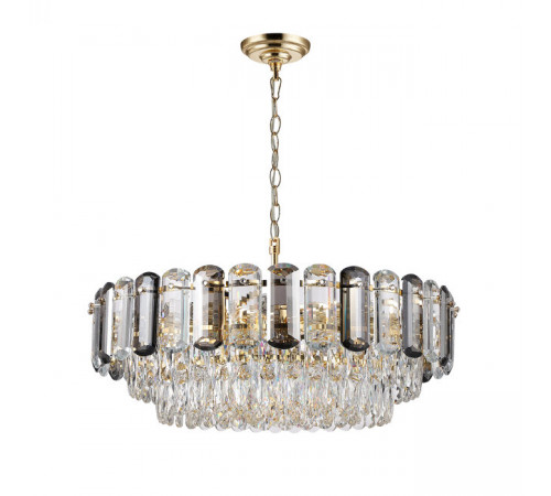 Подвесная люстра Lumien Hall Bernat LH0062/10P-GD-SMK-CL Подвесная люстра Lumien Hall Bernat LH0062/10P-GD-SMK-CL