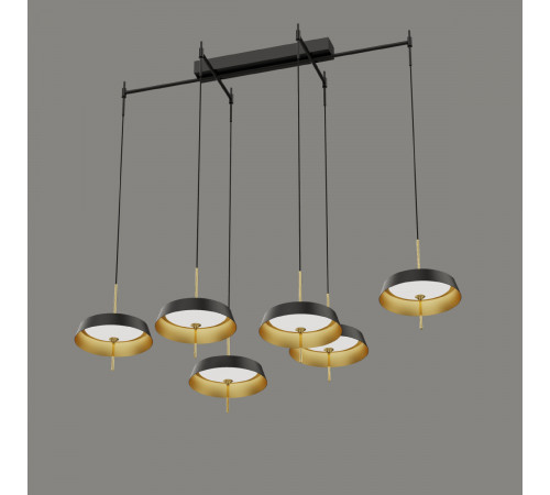 Подвесная люстра DeLight Collection MD18001061-6B black/gold Подвесная люстра DeLight Collection MD18001061-6B black/gold