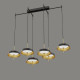 Подвесная люстра DeLight Collection MD18001061-6B black/gold